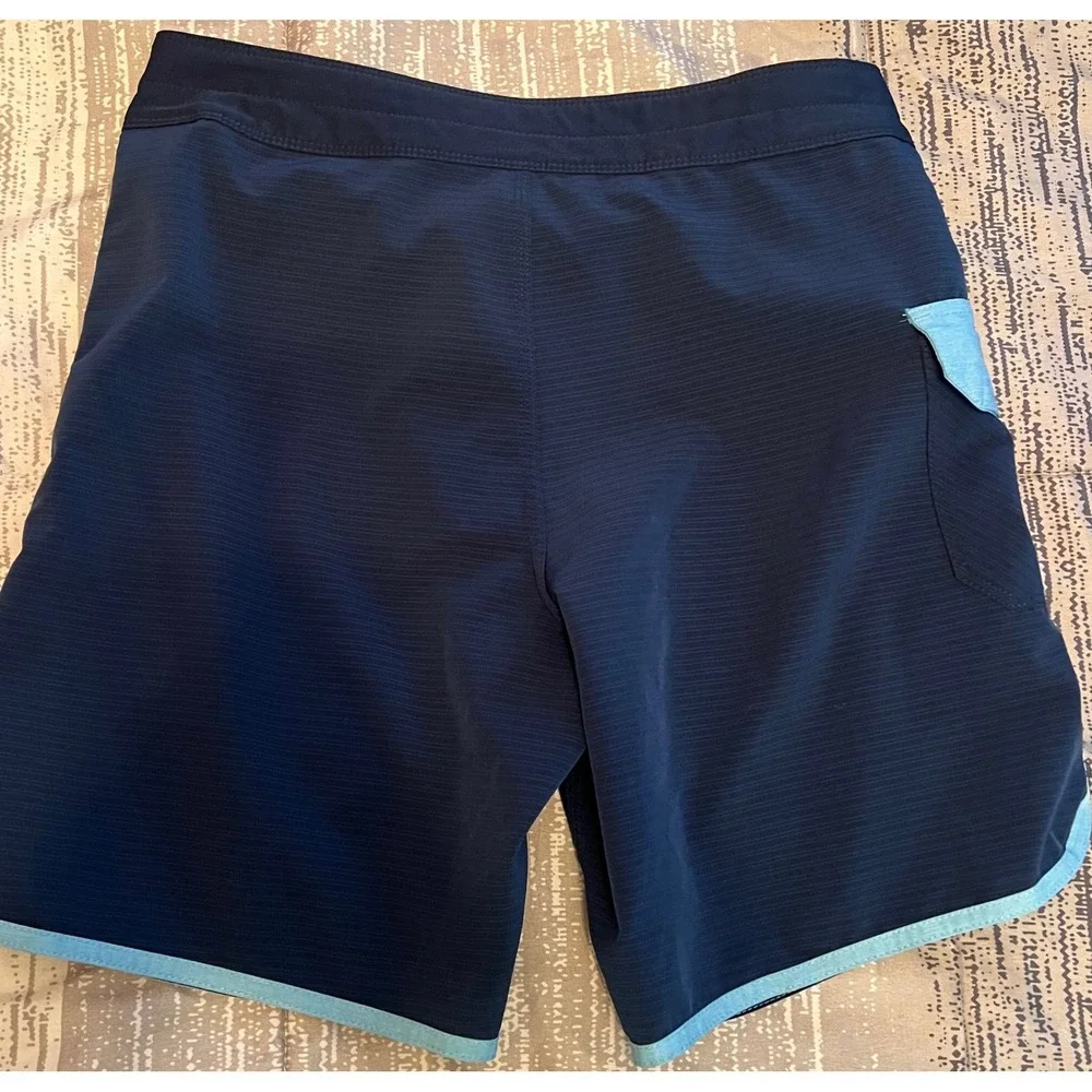 Billabong Platinum X 73 Board Shorts Men's 28 Navy Blue Stretch Surf Swim